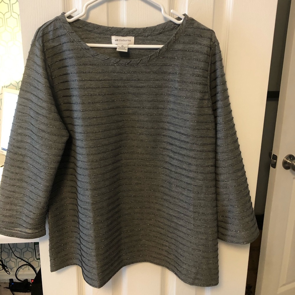EUC - Liz Claiborne Women’s 3/4 sleeve top - XL